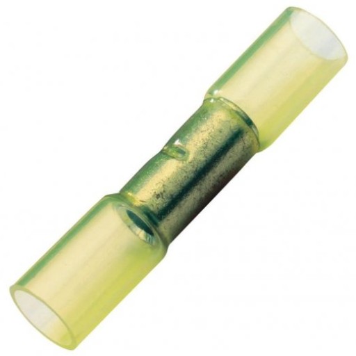 Łącznik cyna+klej 4-6 termokurczliwy żółty FV(3062