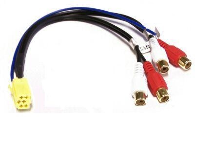 MINI ISO - RCA OUT adapter wyjscie na wzmacniacz SKODA MCD MFD SYMPHONY MS