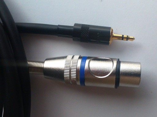 SHELLER kabel /stereo mini jack 3.5/XLRżeński 3m