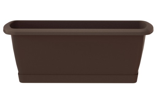 Doniczka balkonowa 40 x 15cm Skrzynka + podstawka