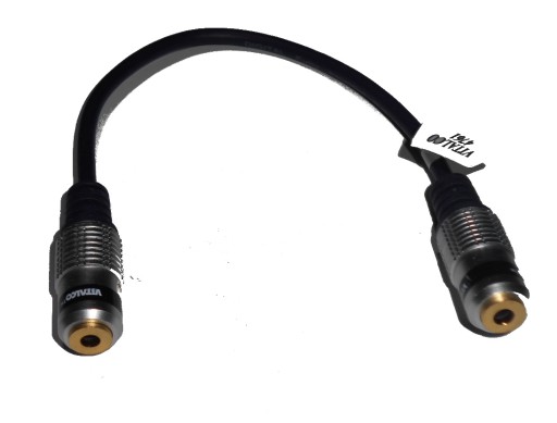 Łącznik 2x gniazdo mały Jack 3,5 DIGITAL Cu (1851)