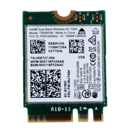 WiFi card 7265NGW Lenovo T450 T450s L450 W550 X250