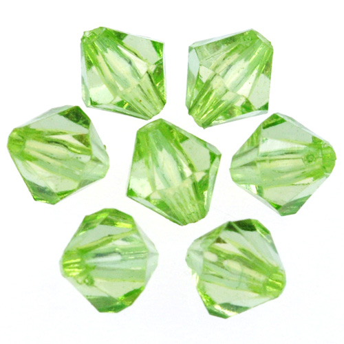 KORALIKI szlifowane DIAMENCIKI 8mm J.ZIELONE 20szt