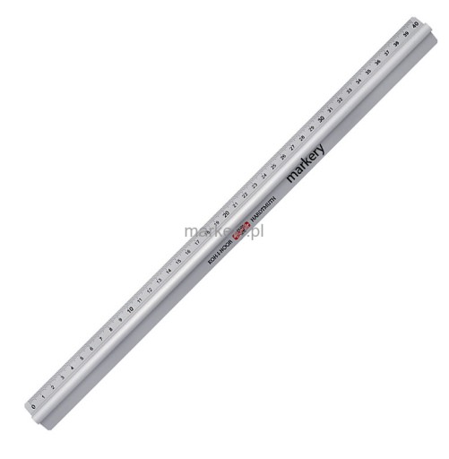 Koh I Noor Linijka 910404 40cm metalowa z uchwytem