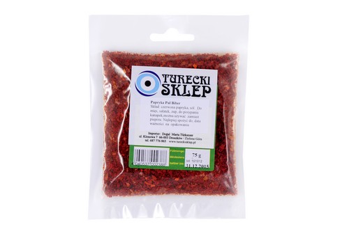 Turecka papryka średnioostra Pul Biber 75 g płatki