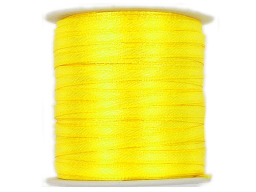 DiStile~ WSTĄŻKA satynowa 3mm ŻÓŁTA 5m 016