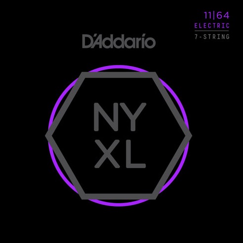 D'addario NYXL struny do gitary 11-64 7-strunowej