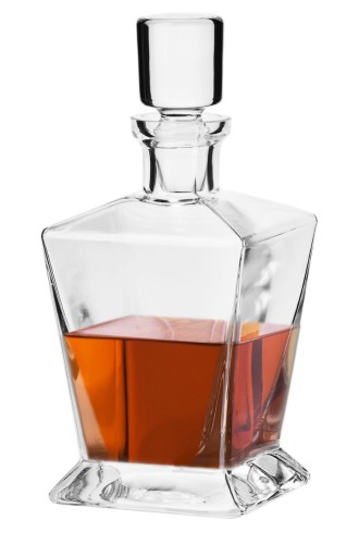 Caro KROSNO Kwadratowa karafka do whisky 0,75l