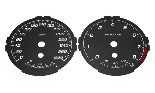 BMW E87 Benzyna Tarcze Licznika [280km/h 8000rpm]