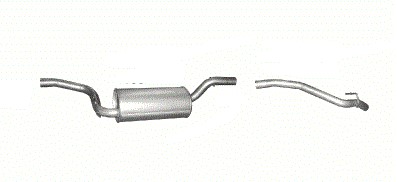 Tłumik+rura Ford Focus II poj.1,6+1,8+2,0 hb