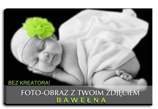 Fotoobraz Twoje Zdjęcie Na Płótnie Foto obraz 60x80 cm CANVAS na Bawełnie