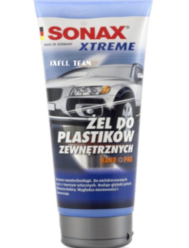 SONAX ŻEL DO PLASTIKÓW ZEWNĘTRZNYCH xtreme jakość NANOTECHNOLOGIA-PRO 938