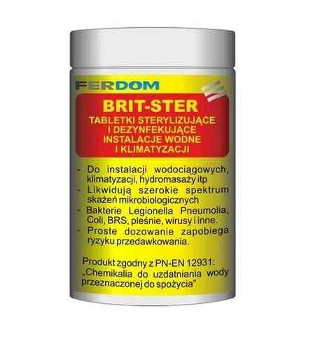 FERDOM Brit-Ster 20 szt. tabletek dezynfekcja instalacji wodnej CO