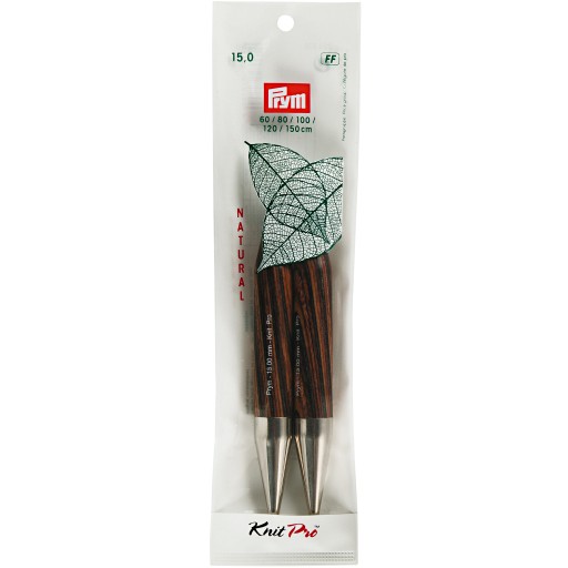 Druty 15mm PRYM KNIT PRO 223 335 przykręcane żyłki