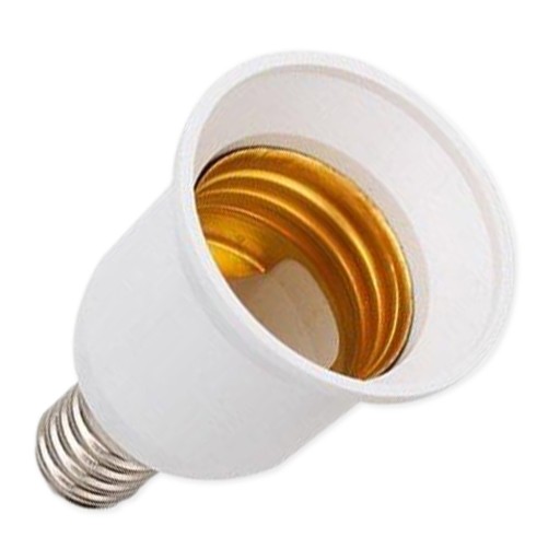 ADAPTER PRZEJŚCIÓWKA ŻARÓWKA E14 NA E27 do LED