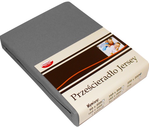 PRZEŚCIERADŁO JERSEY 180X200 Z GUMKĄ GRUBE POLSKIE
