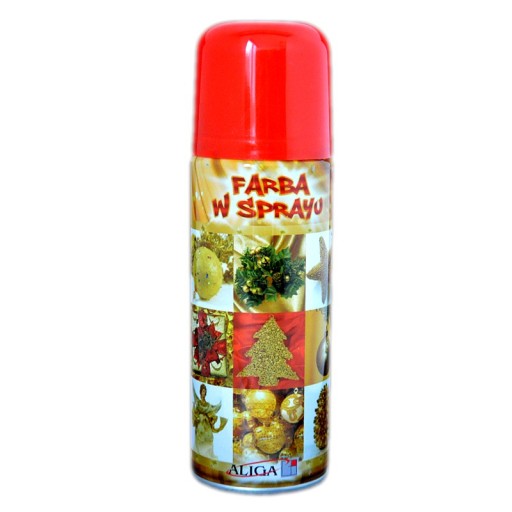 FARBA FARBY W SPRAYU 250 ml CZERWONA SPRAY