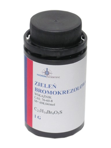 ZIELEŃ BROMOKREZOLOWA - WSKAŹNIK - 1G