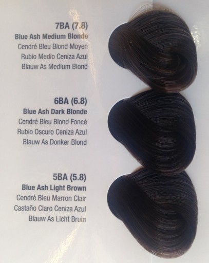 JOICO Lumishine FARBA 7BA 7.8 Blond niebiesko popi