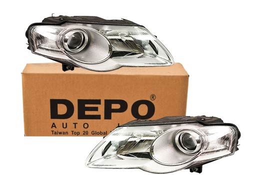 DEPO REFLEKTORY LAMPY VW PASSAT B6 2005-2010 KPL