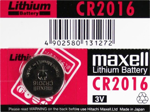 1x BATERIA LITOWA BATERIE MAXELL CR2016 DL 2016