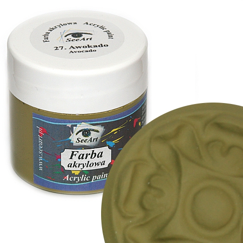 Farba akrylowa SeeArt 120 ml. 27 awokado