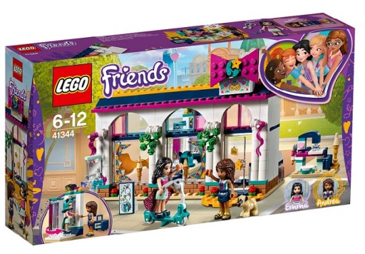 LEGO 41344 FRIENDS SKLEP Z AKCESORIAMI ANDREI