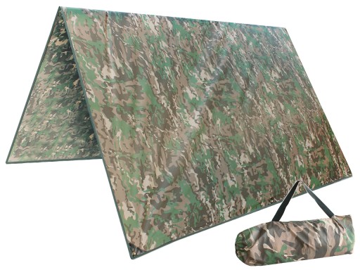 PŁACHTA PLANDEKA BIWAKOWA MFH TENT TARP 200x300cm 360g Polowy MORO MULTICAM