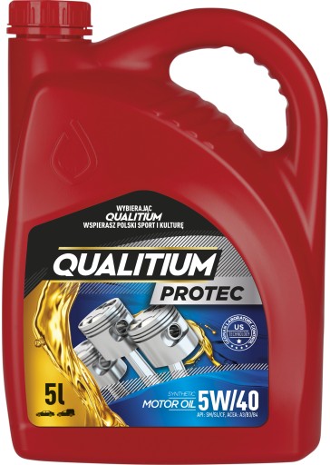 QUALITIUM PROTEC 5W-40 5L Olej Syntetyczny