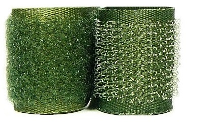 Taśma RZEP 40mm 1mb KOMPLET kolory OLIWKOWY