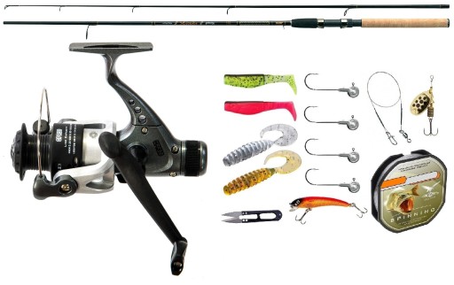 SPINNING 2,7m WYRZUT 5-25 KOŁOWROTEK WĘDKA JAXON A