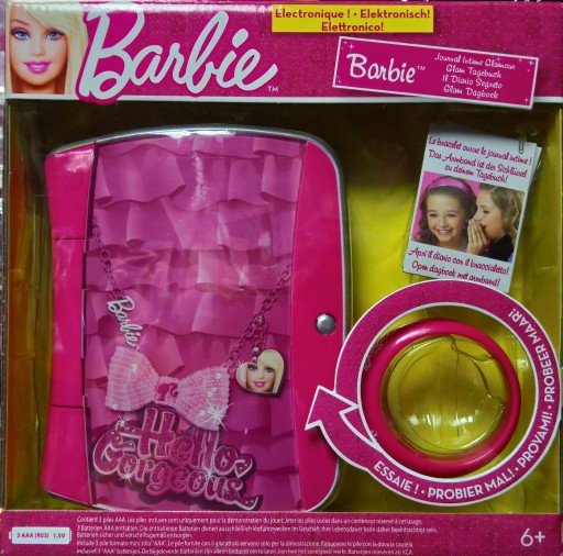 BARBIE PAMIĘTNIK SEKRETNIK OTWIERANY BRANSOLETKĄ