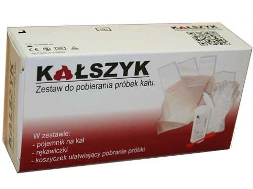 Kałszyk zestaw do pobierania próbek kału do badania laboratoryjnego