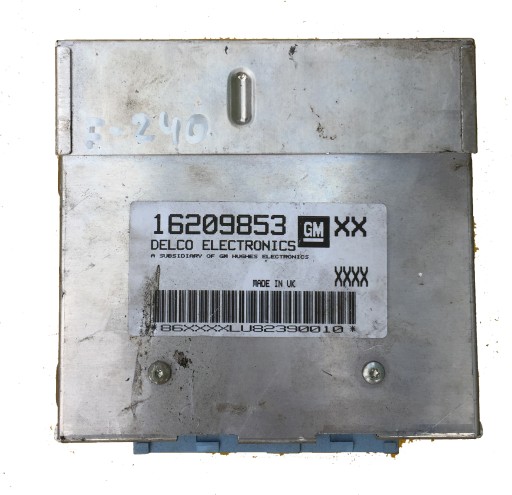 ECU OPEL ASTRA F 16209853 XX XXXX