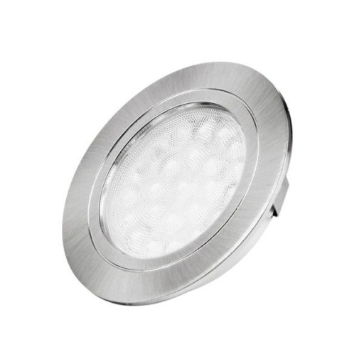 OVAL oprawa meblowa do wpustu LED 2W 12V DC aluminium barwa neutralna