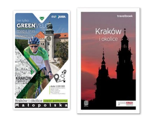 Kraków i okolice mapa tras rowerowych + Przewodnik