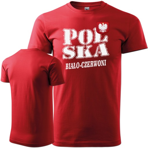 POLSKA Koszulka Kibica Polski - NAJWIĘKSZY WYBÓR !