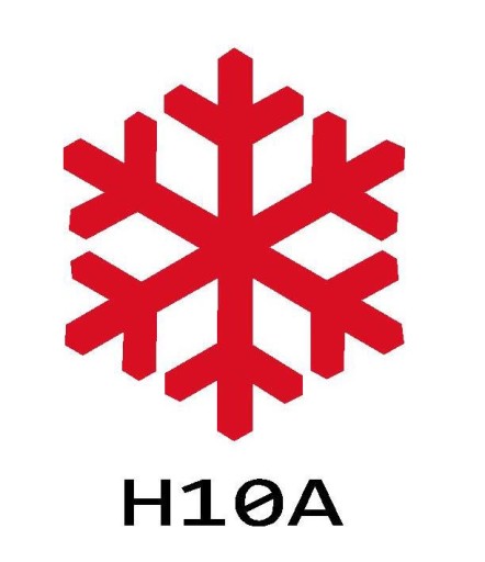 śnieżka śnieżynka z filcu filcowa filc H10 14cm