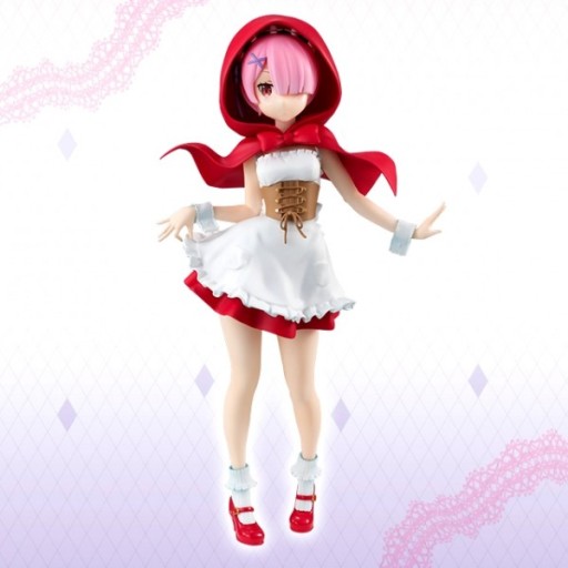 FIGURKA Anime RE ZERO RAM RED HOOD JAPAN FURYU