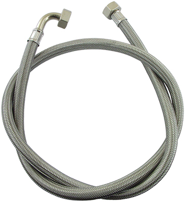 WĘŻYK-WĄŻ W OPLOCIE N-N KOLANKOWY 1/2''x3/8'' 30cm