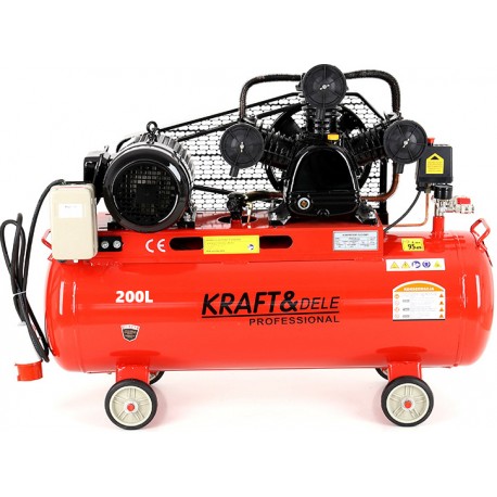 Kompresor Olejowy 200L 3 Tłoki 400V KD408