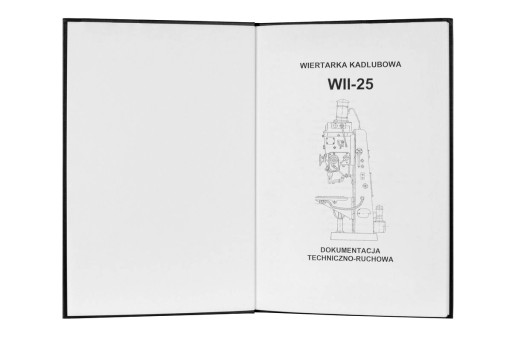 Dokumentacja techniczna DTR wiertarka WII-25