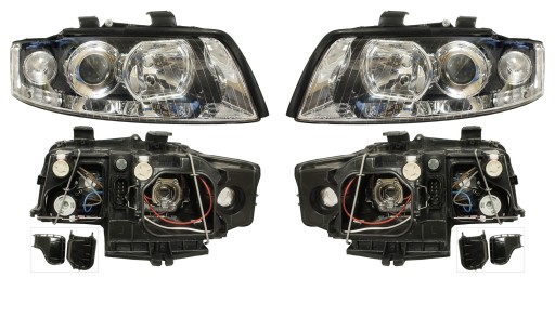 NOWE LAMPY REFLEKTOR Audi A4 B6 00-04 ORYG KPL 2sz