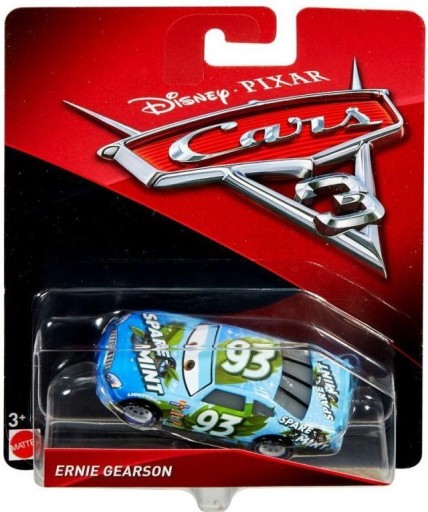 Ernie Gearson #93 Piston Cup Złoty Tłok Auta Cars Mattel Spare Mint