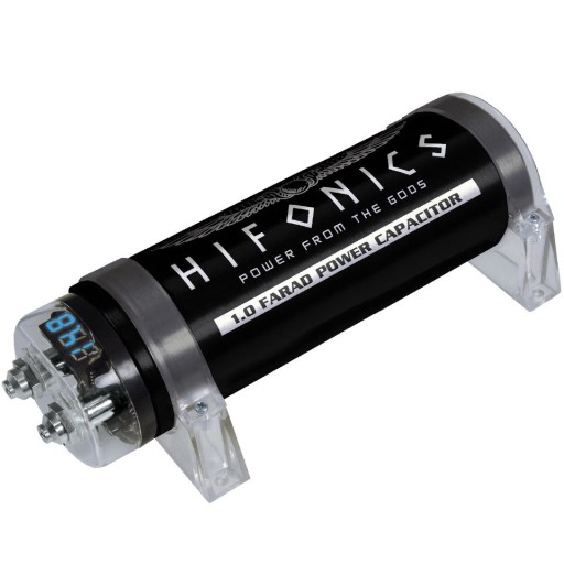 Hifonics HFC1000 kondensator 1F do wzmacniacza samochodowego