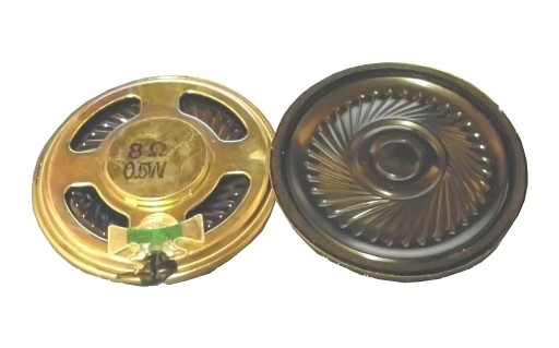 Głośnik YD40 0.5W 8 Ohm h=5mm membrana plastikowa