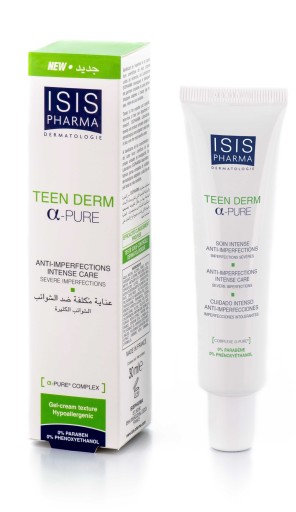 ISIS Pharma TEEN DERM krem Alpha Pure 30ml TRĄDZIK