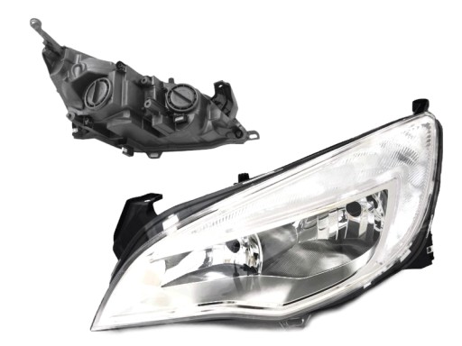 Opel Astra J 09-, Reflektor lampa SREBRNY HELLA L