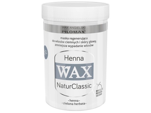 Wax Pilomax Henna Maska Włosy Ciemne 480ml