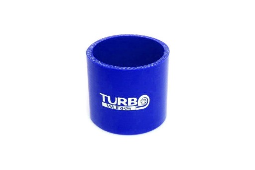 ŁĄCZNIK SILIKONOWY TURBOWORKS - 80mm - NIEBIESKI